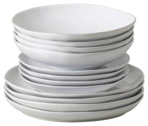 Набор посуды Белая LIVIA, 12 предметов, на 4 персоны Costa Nova, белый