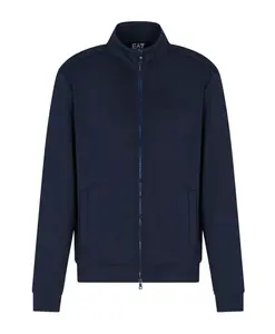 Толстовка Lux identity из модальной смеси с трикотажным плетением Emporio Armani Ea7, синий