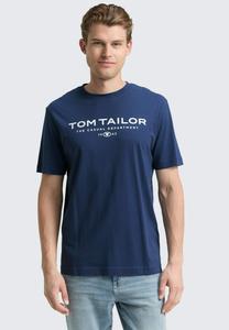 Футболка TOM TAILOR WITH PRINT, Ocean Blue/Blue