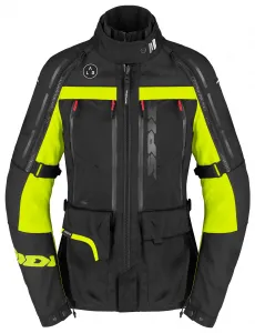 Женская куртка 4 Season V3 Spidi, черный/желтый флуоресцентный