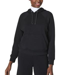 Толстовка с капюшоном SPANX Air Essentials с карманом Spanx, Very Black