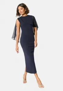 Асимметричное платье-футляр средней длины Friends Like These, Navy