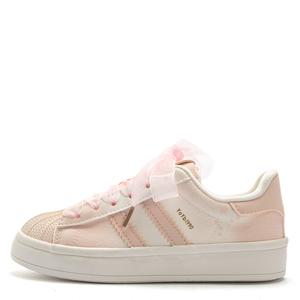 Абразивостойкие ударопрочные низкие кроссовки Skateboard для женщин Far waves, белый