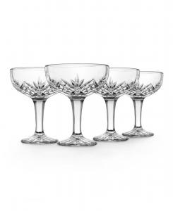 Набор из 4 бокалов для шампанского Dublin объемом 173 мл (6 унций) Godinger, прозрачный