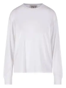 Футболка с длинными рукавами и круглым вырезом Twp, белый