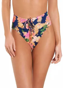 Бикини-трусики с высокой посадкой Applause синего цвета Maaji