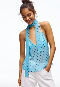 Топ на бретелях Bershka, Turquoise