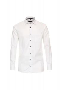 Мужская деловая рубашка однотонного современного кроя CASAMODA
