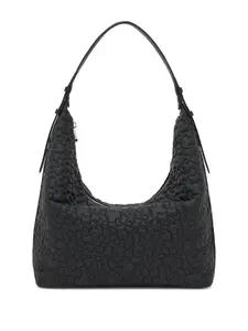 Тисненая сумка на плечо на молнии Tous, черный