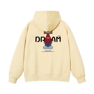 Толстовка с капюшоном утепленная для школьников Jeep, светло-оранжевый