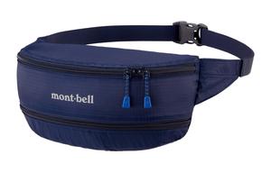 MONTBELL 1,9 л 2,7 л поясная сумка fanny pack для активного отдыха nylon marine blue unisex