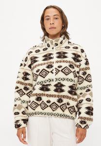 Джемпер ONLY Petite ONLJANNE AZTEC HALFZIP, Almond Oil/Brown