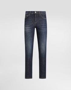 Джинсы из эластичного денима с пятью карманами DOLCE & GABBANA, мультиколор