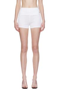 Мини-Шорты «Подвязка» Jean Paul Gaultier, белый