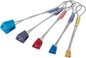 Набор смещенных стопоров из сплава HB — размеры 7–11 DMM, мультиколор