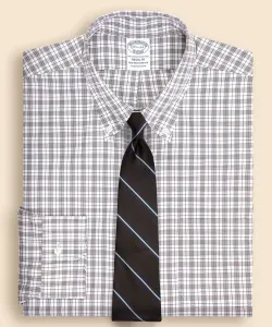 Рубашка в клетку «оксфорд» с эластичной резинкой, стандартный крой.