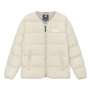Куртка New Balance Warm Down Jacket 'Cream White', белый