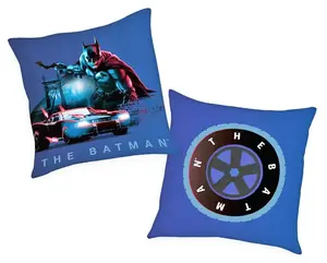 Подушка Бэтмен Бэтмобиль DC Comics 40 x 40 см, с наполнителем Batman