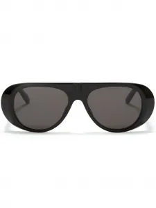 Солнцезащитные очки Sierra в круглой оправе Palm Angels, черный