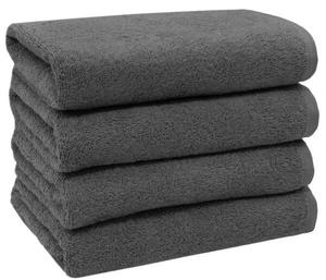 Полотенце Zollner 00000319 4 шт, 50x1x100 см, антрацитовый
