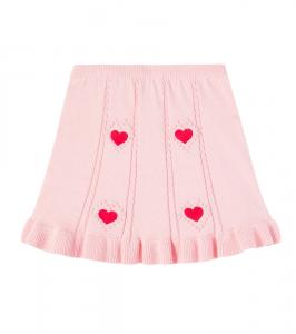 Вязаная юбка soleil Konges Sløjd, Silver Pink