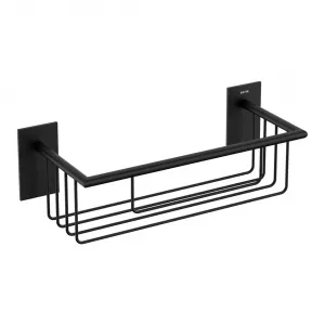 Прямоугольная мыльница для душа Stick Cosmic, матовый черный