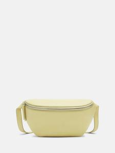 Кожаная поясная сумка "Tavia" желтого цвета - (Ш)32 x (В)14 x (Г)7 см Liebeskind Berlin