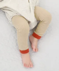 Двухцветные леггинсы в полоску для малышей, детская одежда, одежда для младенцев, для мальчиков и девочек, весна/лето 2016 Devirock, цвет Beige