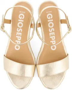 Женские эспадрильи на танкетке GIOSEPPO, платиновый