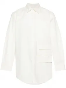 Поплиновая рубашка с карманами Y-3, нейтральный
