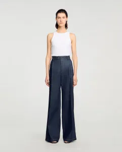 Женские брюки из денима Sandro, синий