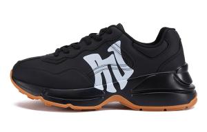 Массивные кеды унисекс с низким верхом черного/белого цвета Pnj