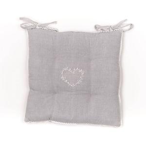 Подушка для стула Today CHARME, серый - хлопковая ткань - 40 x 40 x 40 см