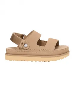 Бежевые сандалии-шлепанцы с регулируемым ремешком Ugg, бежевый