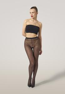 Тайтсы Wolford DOT , Black Red Multicolor/Black