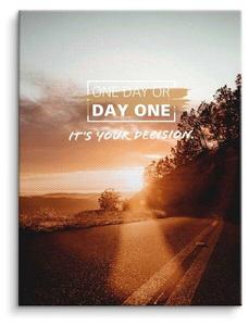 Картина на холсте ArtMind Day One, 40x60x3 см, многоцветный