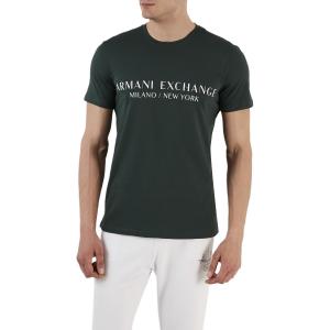 ARMANI EXCHANGE Футболка AE мужская зеленая
