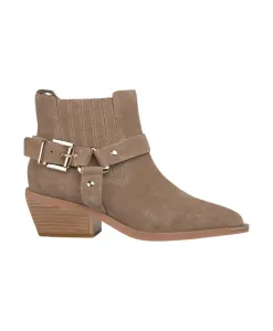 Ботинки на щиколотке с плоской пряжкой Alma En Pena, бежевый