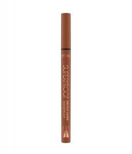 Подводка для глаз CATRICE Superproof Brush Liner Waterproof, Nr. 020 - Cocoa Brown, 0.45 ml