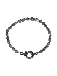 KUNDO браслет с черными бриллиантами, черный