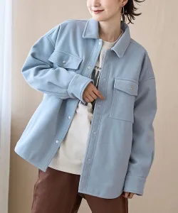 Утепленная куртка Melton CPO Coen, цвет Lt.Blue