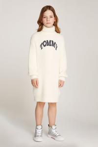 Пышное платье с длинными рукавами и воротником стойкой Tommy Hilfiger, бежевый