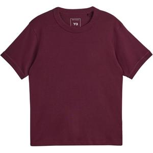 Y-3 Футболка Y 3 мужская бордового цвета