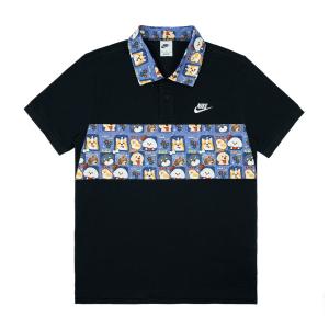 Nike Унисекс поло черное