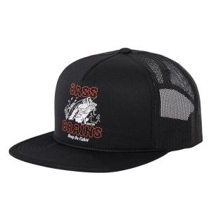 Бейсболка Brixton Bass Brains Gone Fishin Trucker Hat, черный