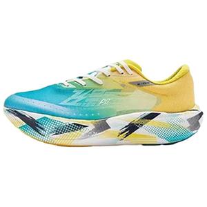 QIAODAN Кроссовки для бега QIANGFENGCHUIFU x F\PB3.0 с низким верхом, устойчивые к истиранию и скольжению, мужские, желтые