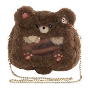 Bear Gu Li, милый Ita Bag универсальная сумка через плечо плюшевая кукла высотой 25см Number One Dream Factory Guli Guli