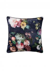 Подушка декоративная Essenza Fleur, 50x50 см, темно-синий