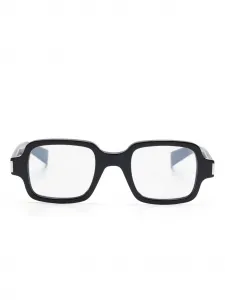 Очки в прямоугольной оправе Saint Laurent, черный