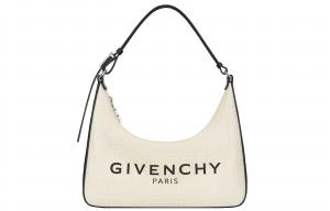 Вырезная сумка из лакированного полотна и натуральной кожи, женская наплечная сумка, слоновая кость белый Givenchy